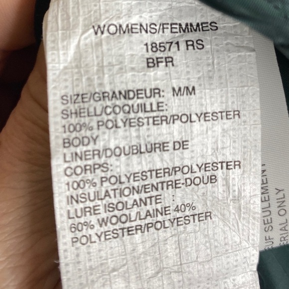 Woolrich Puffer Vest Wool & Polyester Insulation Medium - Picture 13 of 14